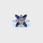Marquise Sapphire & Diamond Ring by Mappin & Webb, Hallmark London 2004