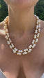 2 Row Double Baroque Pearl Necklace, Circa 1965