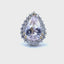 Kunzite and Diamond Cluster Ring, Hallmark. London 2009