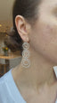 Diamond Circle Drop Earrings, Hallmark London 2007