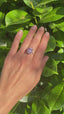 Kunzite & Diamond Cluster Ring, Circa 2000
