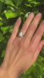 Opal & Diamond Cluster Ring, Circa 1960