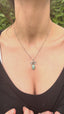 Edwardian Natural Opal and Diamond Pendant, Circa 1910