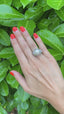 South Sea Pearl With Brilliant & Baguette Cut Diamonds Ring, Circa 1955