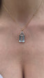 Victorian Amethyst and Diamond Pendant, Circa 1960