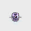 Kunzite & Diamond Cluster Ring, Circa 2000