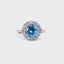 Art Deco Zircon & Diamond Ring, Circa 1935