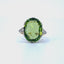 Peridot Solitaire Ring, Hallmark Birmingham 1978