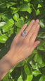 Kunzite and Diamond Cluster Ring, Hallmark. London 2009